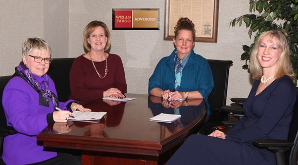 Virginia (Ginger) Merkel, Lori Westerfield, Mary Reinking, Maureen Damer